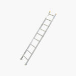 Escalera recta de aluminio