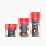 Mini felpa acrílico rugosa 2 pack